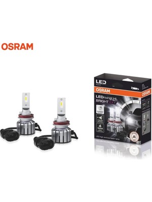 Osram 12V H11/H8/HB9/H16 Xenon LED Far Ampul Seti +%300 Fazla Işık 6000K