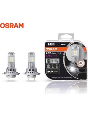 Osram 12V H7/H18 Xenon LED Far Ampul Seti 6500K