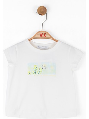 Nk Kids Bahar Esintili Doğadan Ilham Alan Hafif ve Rahat Tasarım Kız Çocuk Tişört