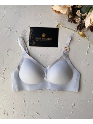 Carma Ithal Balensiz Dikişsiz Ice-Silk Yarı Push-Up Ince Askılı Sütyen