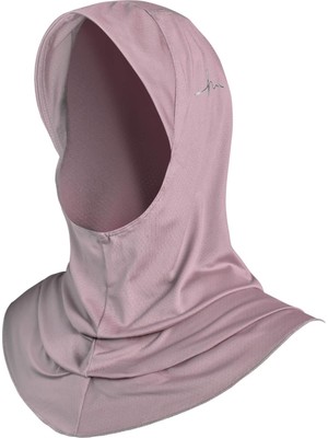 Haşema Active Tesettür Spor Antrenman Bonesi Act-27 Somon Renk Polyester Kumaş ile Özel Tasarım