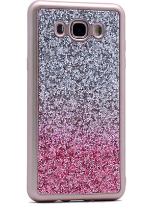 Vardar Aksesuar Galaxy J2 Prime / Grand Prime G530 Kılıf Renkli  Simli Kırçıllı Silikon Kapak