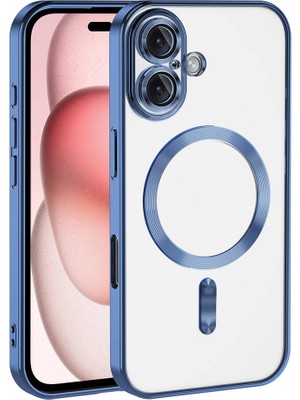 ZORE Apple iPhone 16 Uyumlu Kılıf Kamera Korumalı Magsafe Wireless Şarj Özellikli Zore Demre Kapak