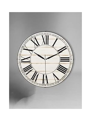 Galaxy Exclucive Bombeli Cam Serisi Desenli Roma Rakamlı Sessiz Akar Duvar Saati 30 cm