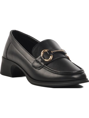 Ayakmod Siyah Kadın Klasik Ayakkabı