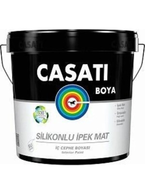 Silikonlu Ipek Mat Silinebilir Iç Cephe Duvar Boyası 15 Lt. - C124 Gardenya