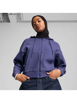 Puma HER Crop Full-Zip Hoodie