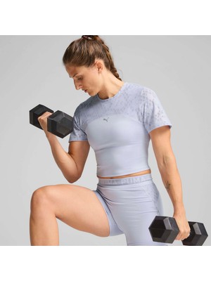 Puma Kadın Mavi Puma Lace Top - Short Mavi Kadın Crop