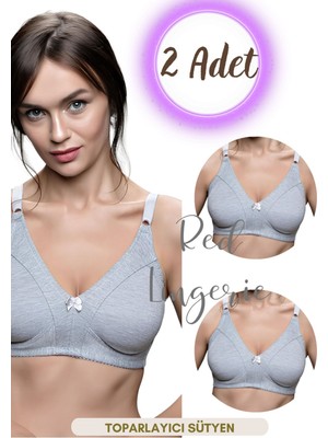 Red İç Giyim 2 Adet Penye Minimizer Toparlayıcı Sütyen