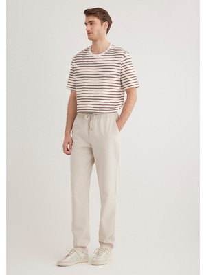 Mavi Ekru (TENCEL™) Liyosel Karışımlı Jogger Pantolon 0010168-70144