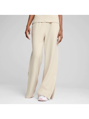 Puma Kadın  Puma Her High-Waist Straight Pant Bej Kadın Eşofman Altı