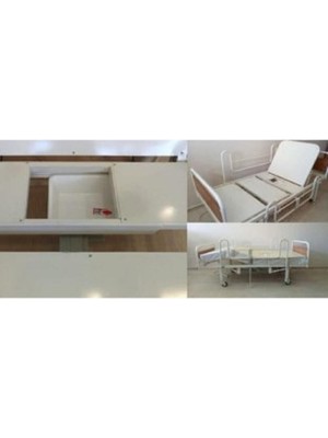 Royalsan Lazımlıklı Wc Hasta Karyolası Yatak Dahil 2 Motorlu Tuvaletli Karyola