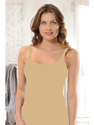 Belinay 0812 Parmak Askılı Bayan Atlet Ten Xl