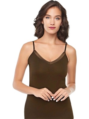 Belinay 1063 Kadın Ip Askılı Atlet Vizon M