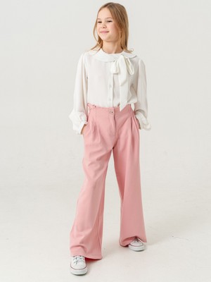 Kız Çocuk Çift Pileli Pantolon 2567