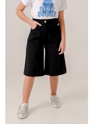 Kız Çocuk Bermuda Keten Şort 2877