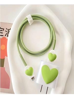 Brokoli Home iPhone 18W/20W Uyumlu Şarj Kılıfı, Şarj Kablosu Örme Aparatı, Kablo Koruyucu Aparatı, Toparlayıcı