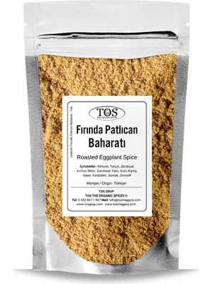 TOS The Organic Spices Leila'nın Fırında Patlıcan Baharatı 500 gr