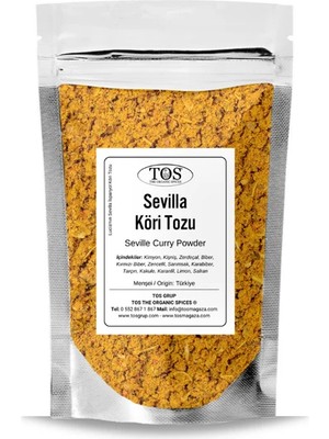 TOS The Organic Spices Lucía'nın Sevilla Ispanyol Köri Tozu 100 gr