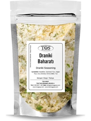 TOS The Organic Spices Nina'nın Draniki Baharatı 100 gr