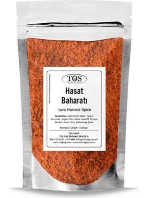 TOS The Organic Spices Hannah'nın Iowa Hasat Baharatı 500 gr