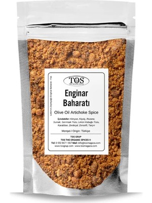 TOS The Organic Spices Leila'nın Zeytinyağlı Enginar Baharatı 500 gr