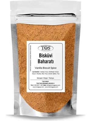TOS The Organic Spices Leila’nın Madagaskar Vanilyalı Bisküvi Baharatı 250 gr