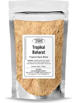 TOS The Organic Spices Amara’nın Surinam Tropikal Baharat Karışımı 500 gr