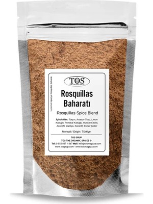 TOS The Organic Spices Lucia’nın Ispanya Rosquillas Baharatı 100 gr