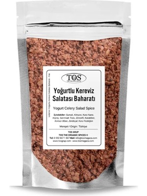 TOS The Organic Spices Leila'nın Yoğurtlu Kereviz Salatası Baharatı 100 gr