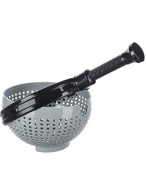 Ozcmax Hızlı Salata Kurutucu Süzgeç- Dönerli Süzgeç Dev Boy