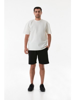 A Nakışlı Beli Bağlamalı Cepli Şort