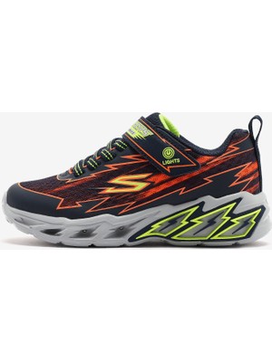 Skechers Light Storm 2.0 - Bolt-Brights Büyük Erkek Çocuk Lacivert Işıklı Spor Ayakkabı 400149L Nvor