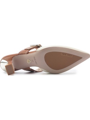 Nine West Gabrıel 5fx Krem Kadın Topuklu Terlik