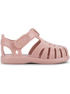 Igor Tobby Solid S10271  Çocuk Sandalet, Pudra Renkli Hafif Malzeme ile Şık ve Rahat