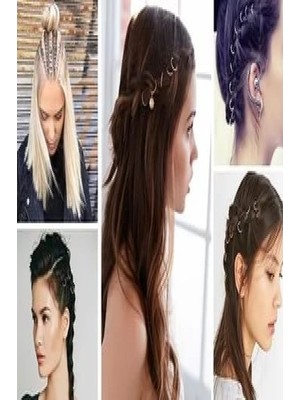 Ozcmax Saç Piercingi - Saç Yüzüğü - Silver