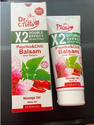 Dr. C. Tuna Iki Kat Etkili Biberli Masaj Jeli 250 ml