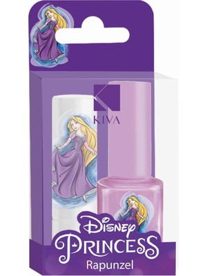 Disney Princess Rapunzel Mor Oje ve Lip Care Dudak Koruyucu Nemlendirici Seti Hindistan Cevizi
