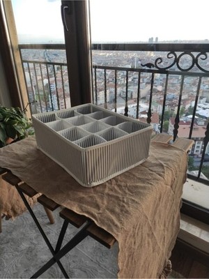 12 Bölmeli Pratik Bölmeli Çekmece Düzenleyici Organizer