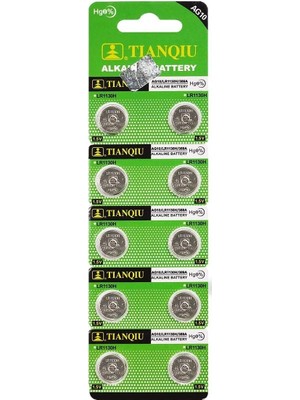 Ozcmax Buton Pil - Saat Lazer Hesap Makinesi Pili 10LU Paket AG10 - LR1130H - 389A -1.55V
