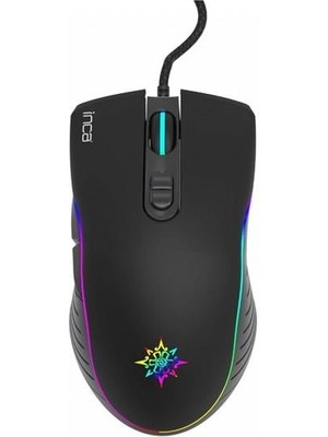 Inca IMG-GT15 USB Rgb LED Aydınlatmalı 4800DPI Gaming Optic Siyah Mouse