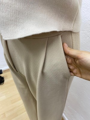 Moda Cırtlı Palazzo Pantolon