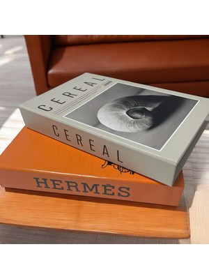 Dekoratif Kitap Kutu Seti Hermes&cereal 2li Kitap Kutusu