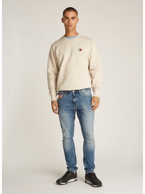 Tommy Jeans Normal Bel Slim Tapered Erkek Denim Pantolon DM0DM205401AB Austın Slım Tprd Rwb