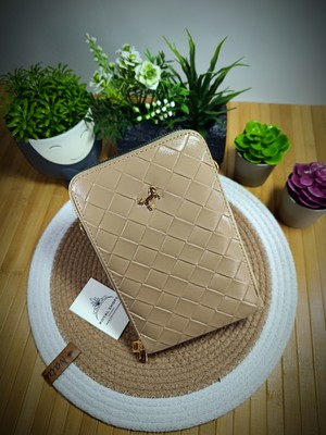 Royal Shops Örgü Tasarım Kadın Cüzdan Çanta Günlük Nişan Düğün Çanta Çapraz ve Kol Askılı