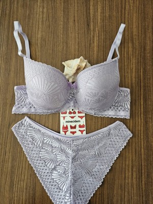 Minecidem Desteksiz Dolgusuz Sütyen Külot Takım