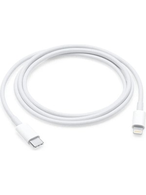 Apple Usb-C - Lightning Kablo 1 M Beyaz Type-C Uyumlu iPhone Tüm Modeller İçin Hızlı Şarj Destekli