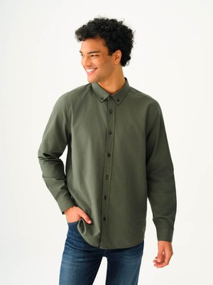 Loft LF2037403 Açık Haki Erkek Gömlek LF2037403