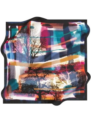 Aker Nostalji Sura Ipek Eşarp 8188-321