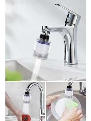 Ozcmax Kireç Önleyici Filtreli Su Tasarruflu Hareketli Musluk Başlığı